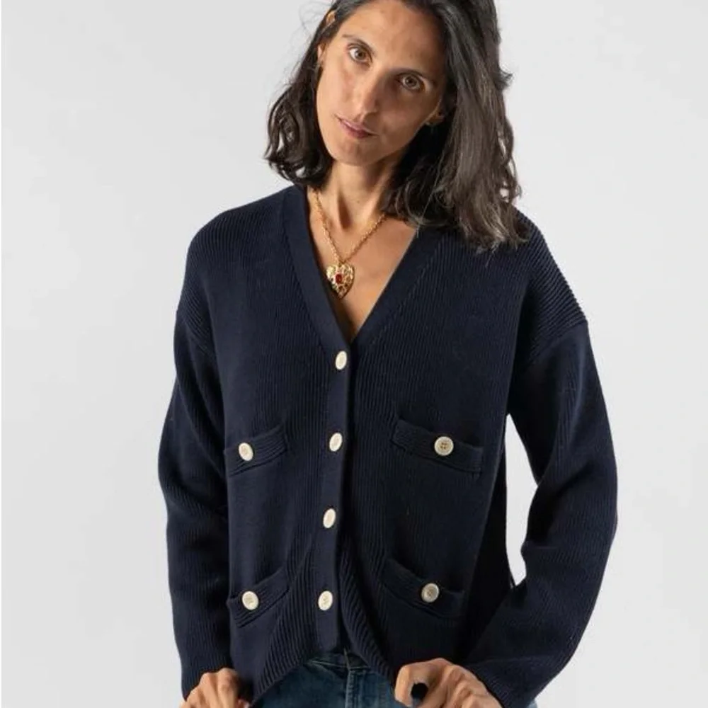 Alex Mill Jo Ribbed Women's Cardigan Size S - Picture 2 of 7